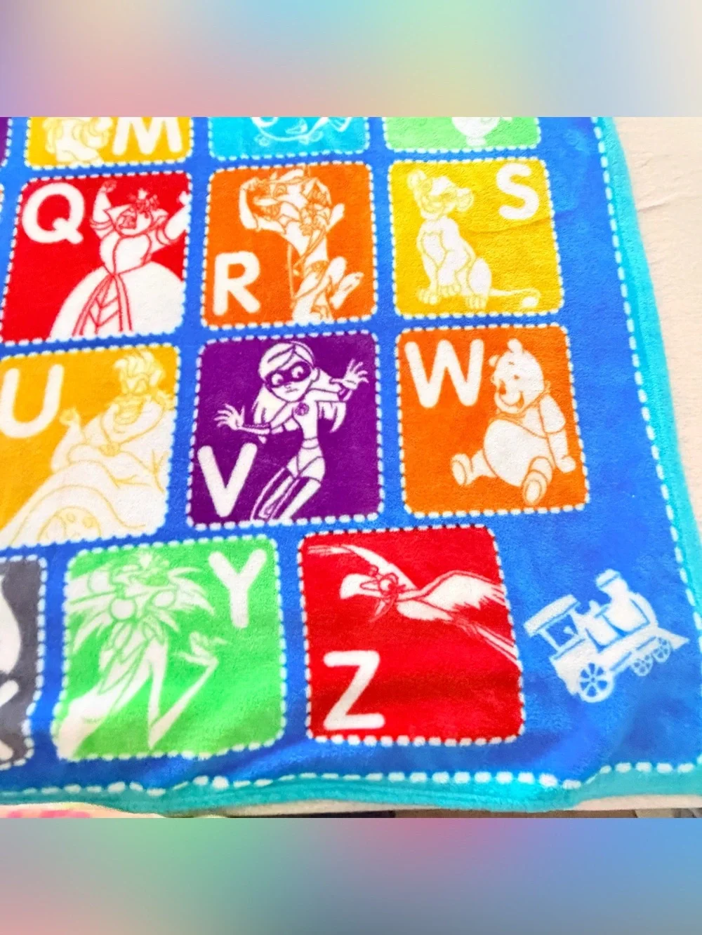 World of Disney Alphabet Fleece Blanket 40x60